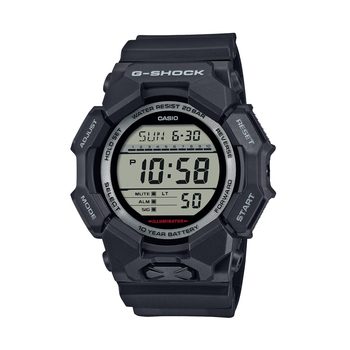 Herrklocka Casio G-Shock GRAND DIGIT Svart (Ø 52 mm)