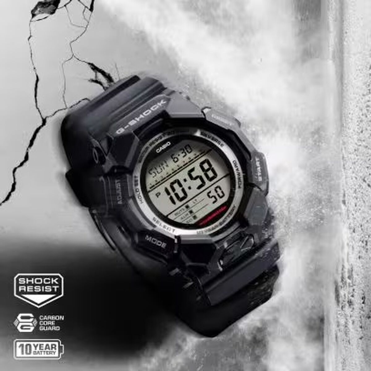 Herrklocka Casio G-Shock GRAND DIGIT Svart (Ø 52 mm) - 2