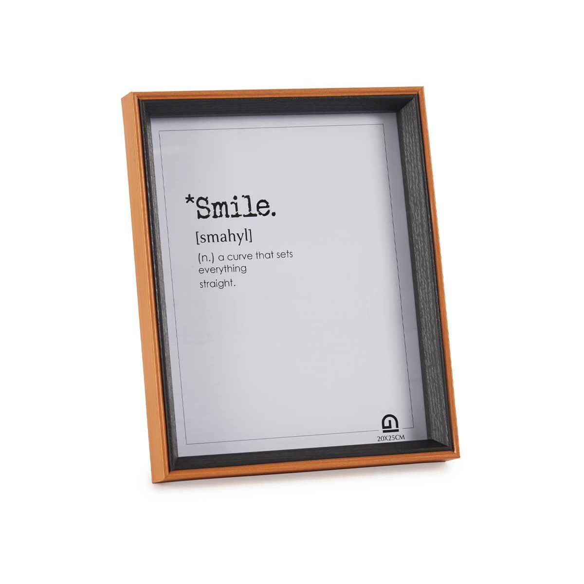 Fotoram Gift Decor Brun Svart Glas Trä MDF (6 antal) - 4