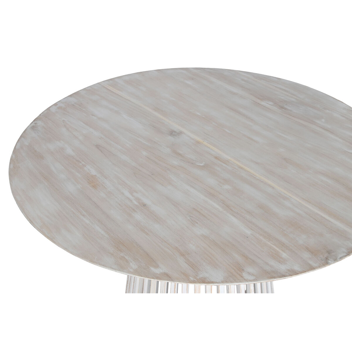 Matsalsbord Home ESPRIT Vit mindi-trä 120 x 120 x 75 cm - 2