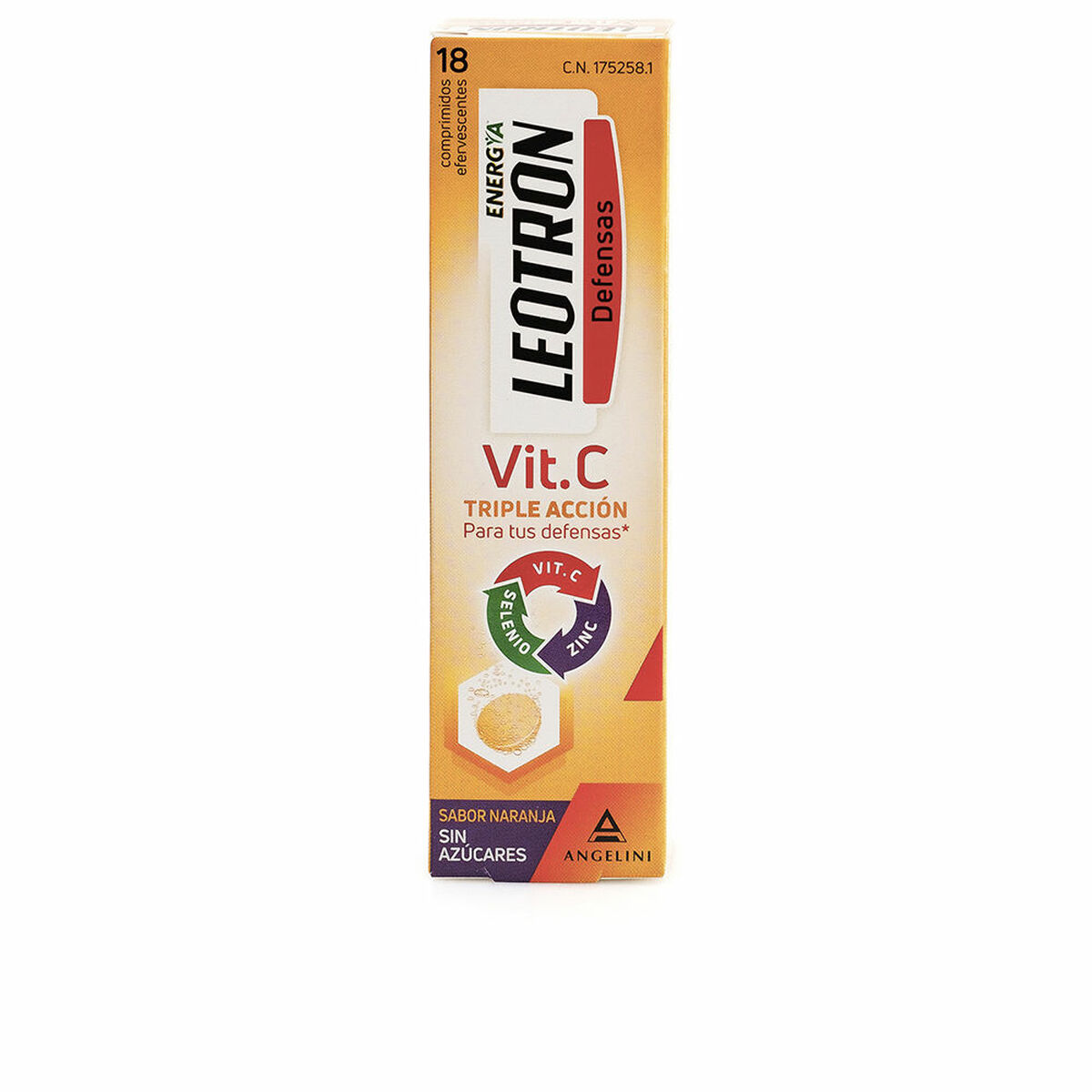 C-vitamin Leotron Vitamina C Orange C-vitamin 18 antal