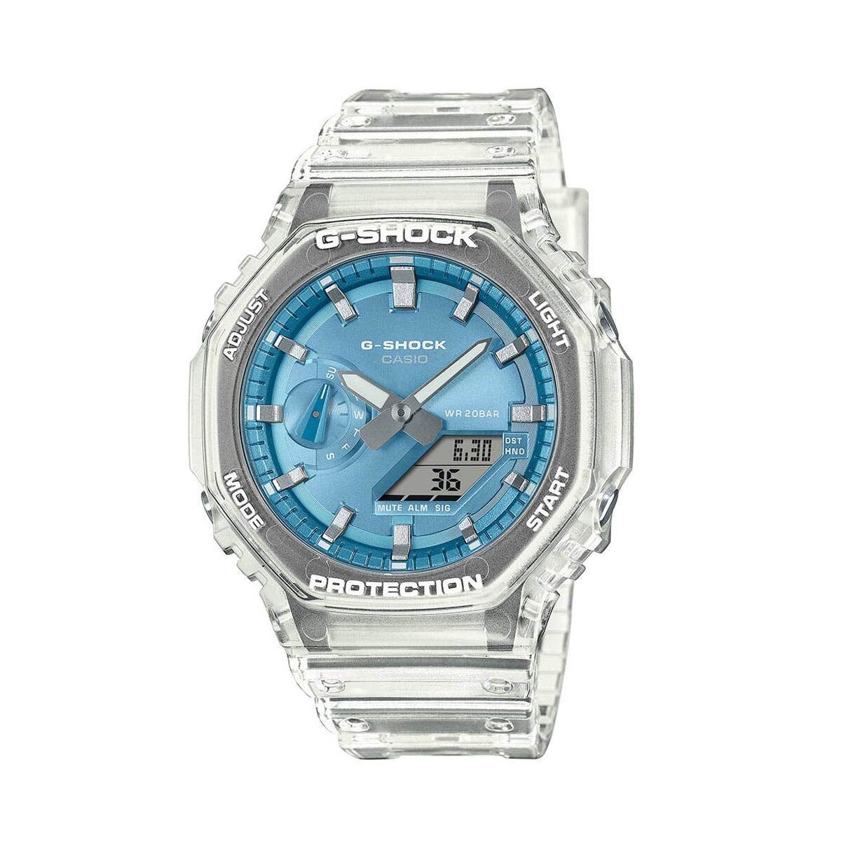 Herrklocka Casio G-Shock BRIGHT METALLIC - LIGHT BLUE (Ø 44,5 mm)