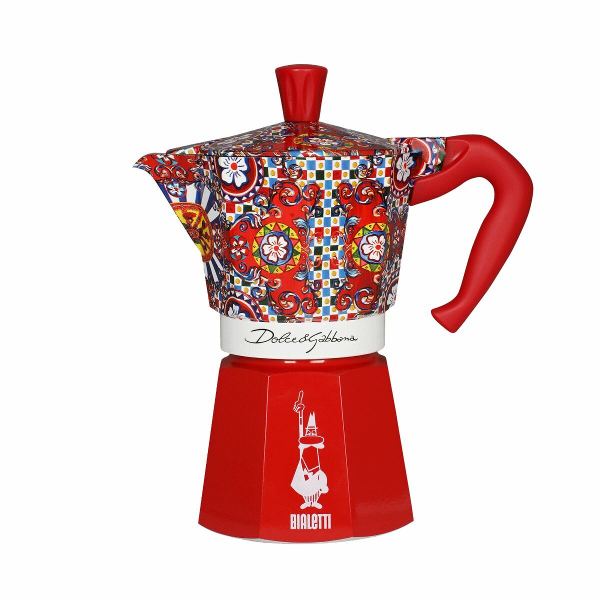Italiensk Kaffepanna Bialetti MOKA D&G Silvrig Aluminium 6 Koppar