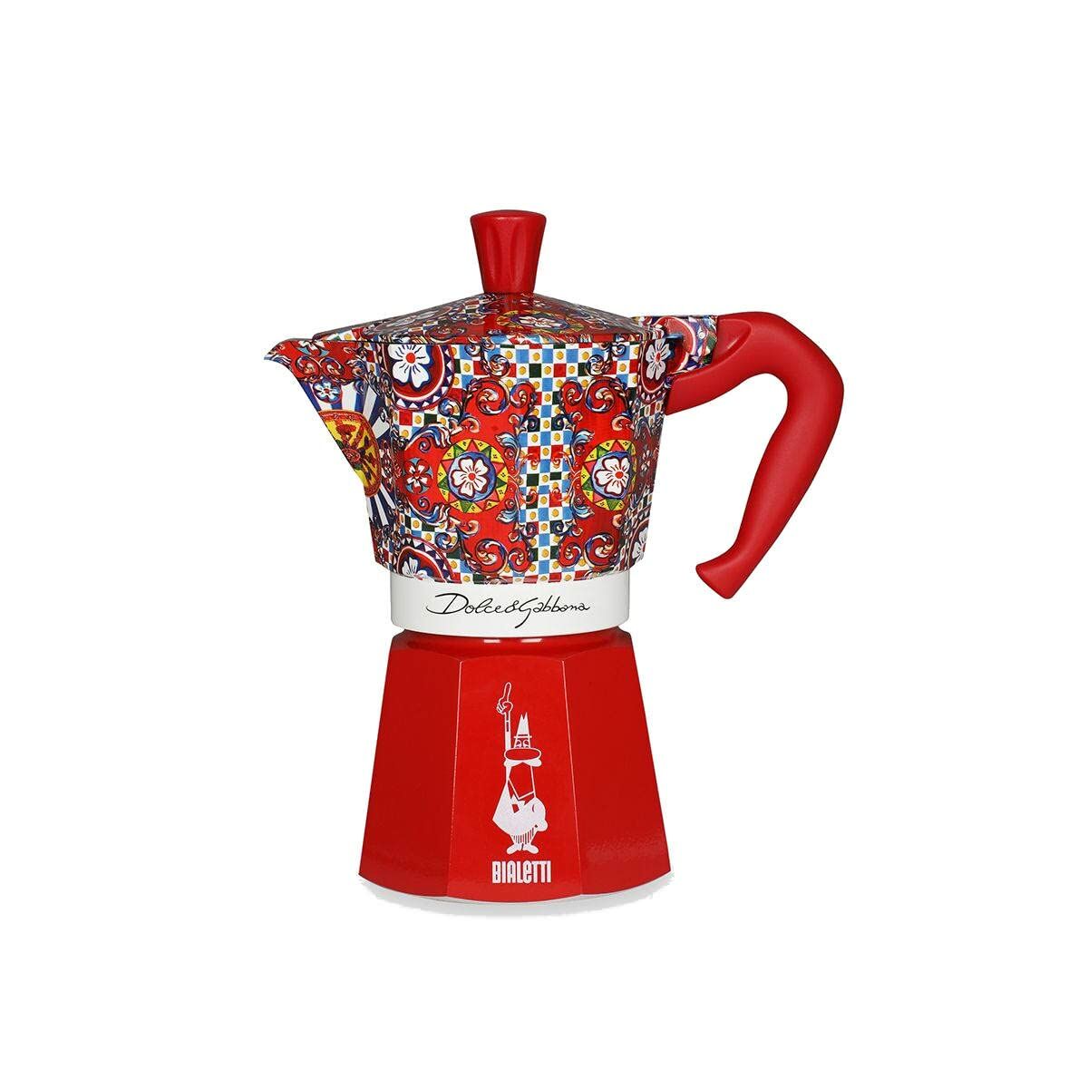 Italiensk Kaffepanna Bialetti MOKA D&G Silvrig Aluminium 6 Koppar - 2