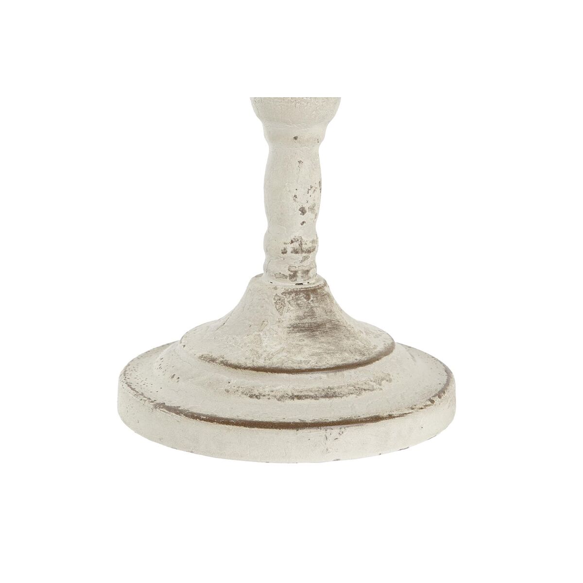 Ljusstakar DKD Home Decor Metall Vit 13 x 13 x 25 cm - 2