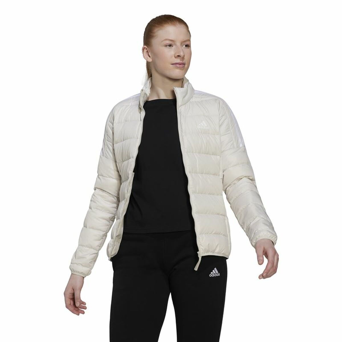 Sportjacka, Dam Adidas Essentials Vit - 2