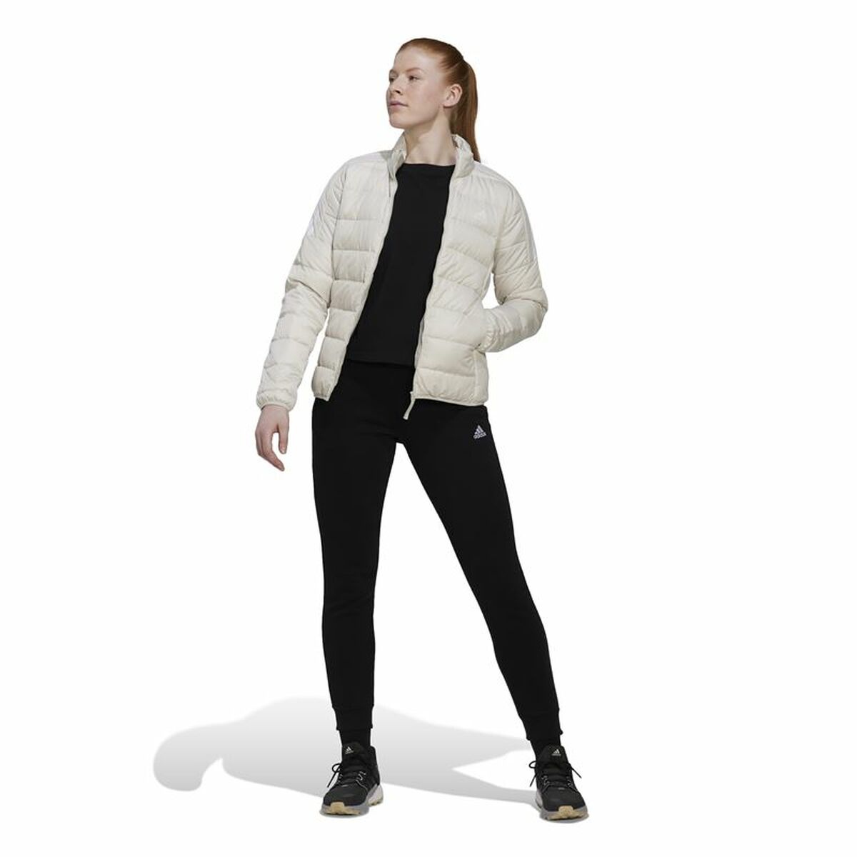 Sportjacka, Dam Adidas Essentials Vit - 6