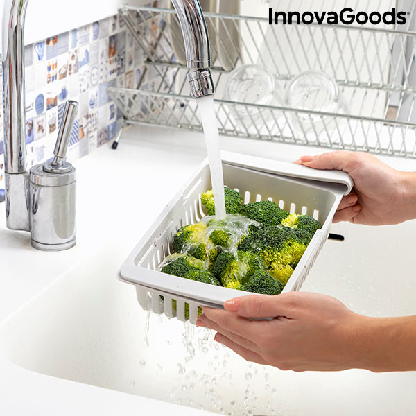 Justerbar kylskåpsorganisation Friwer InnovaGoods 2 antal - 6