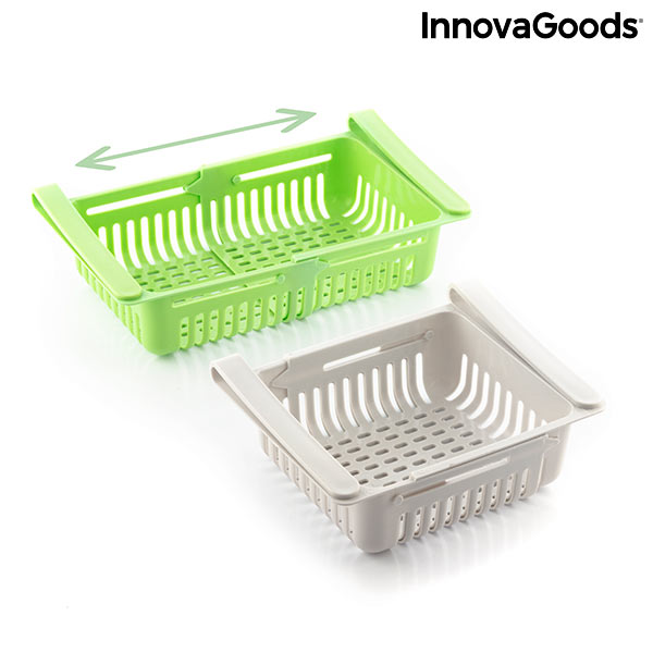 Justerbar kylskåpsorganisation Friwer InnovaGoods 2 antal - 3