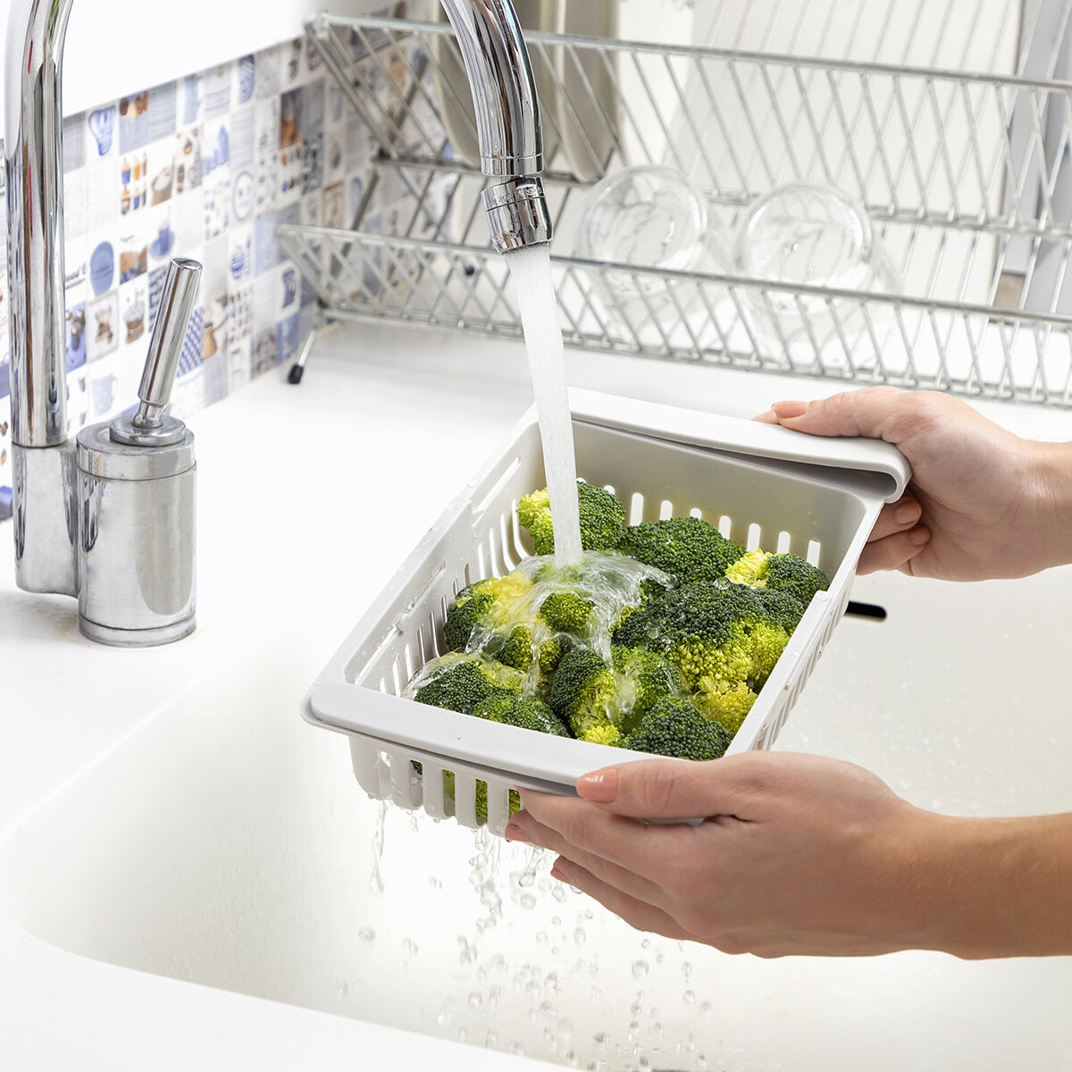 Justerbar kylskåpsorganisation Friwer InnovaGoods 2 antal - 18