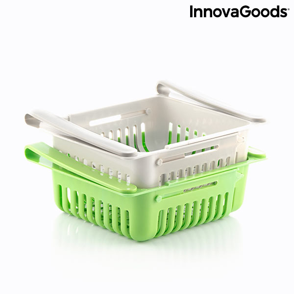 Justerbar kylskåpsorganisation Friwer InnovaGoods 2 antal - 5