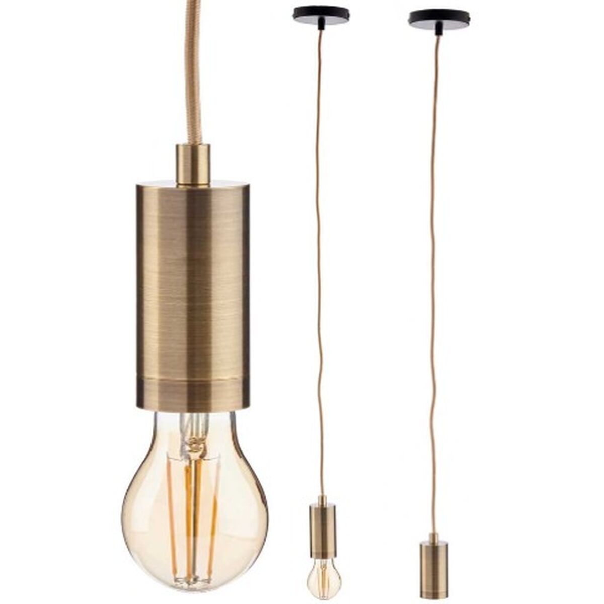 Taklampa Gift Decor Gyllene 60 W (6 antal) - 7