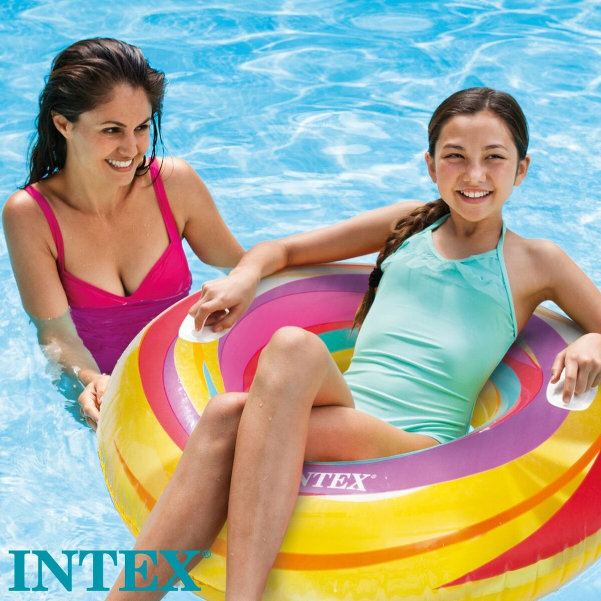 Badring Donut Intex Ø 91 cm 91 x 22 x 91 cm (24 antal) - 12