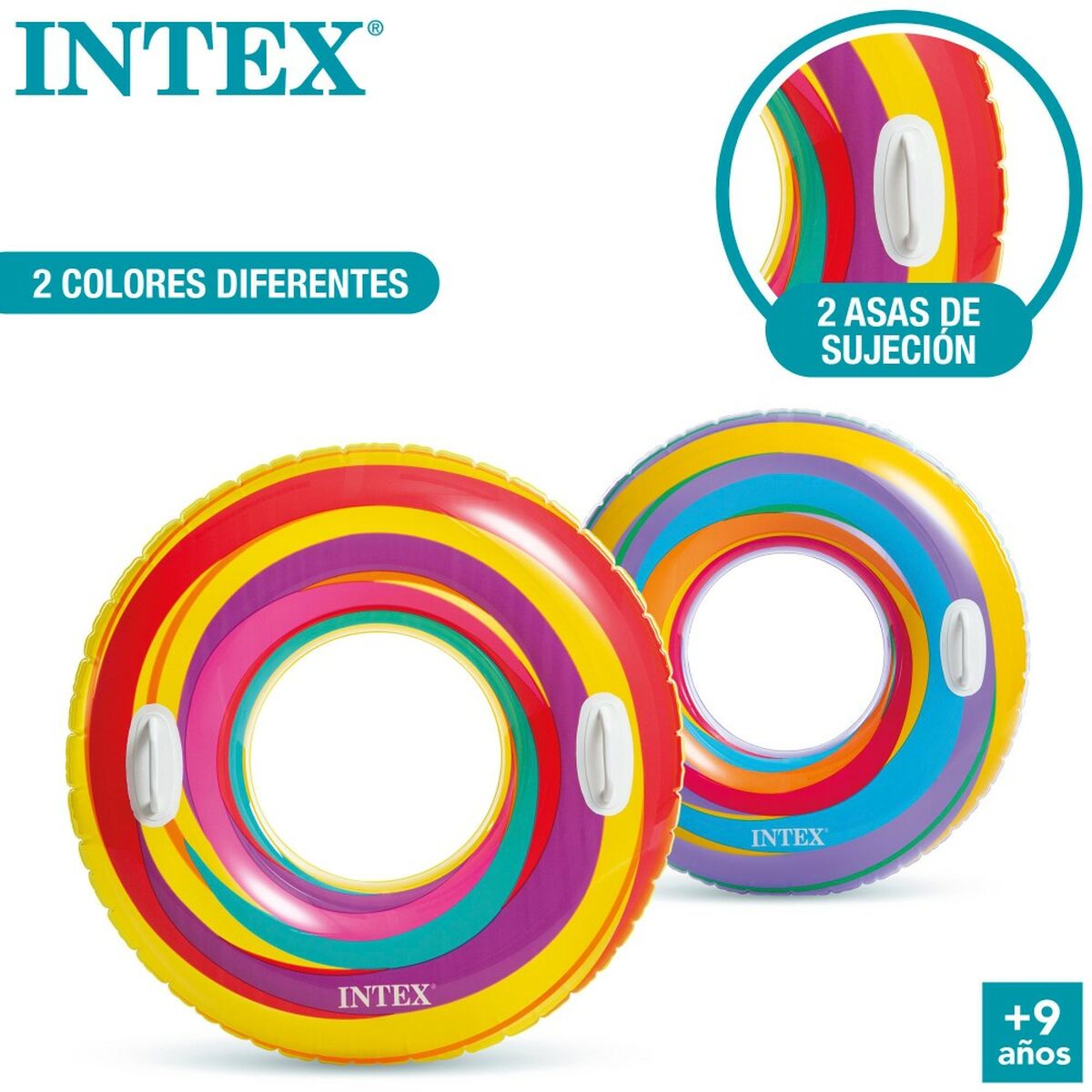 Badring Donut Intex Ø 91 cm 91 x 22 x 91 cm (24 antal) - 18