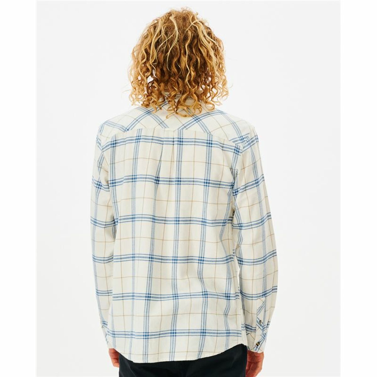 Skjorta med lång ärm Herr Rip Curl Checked in Flannel Franela Vit - 2