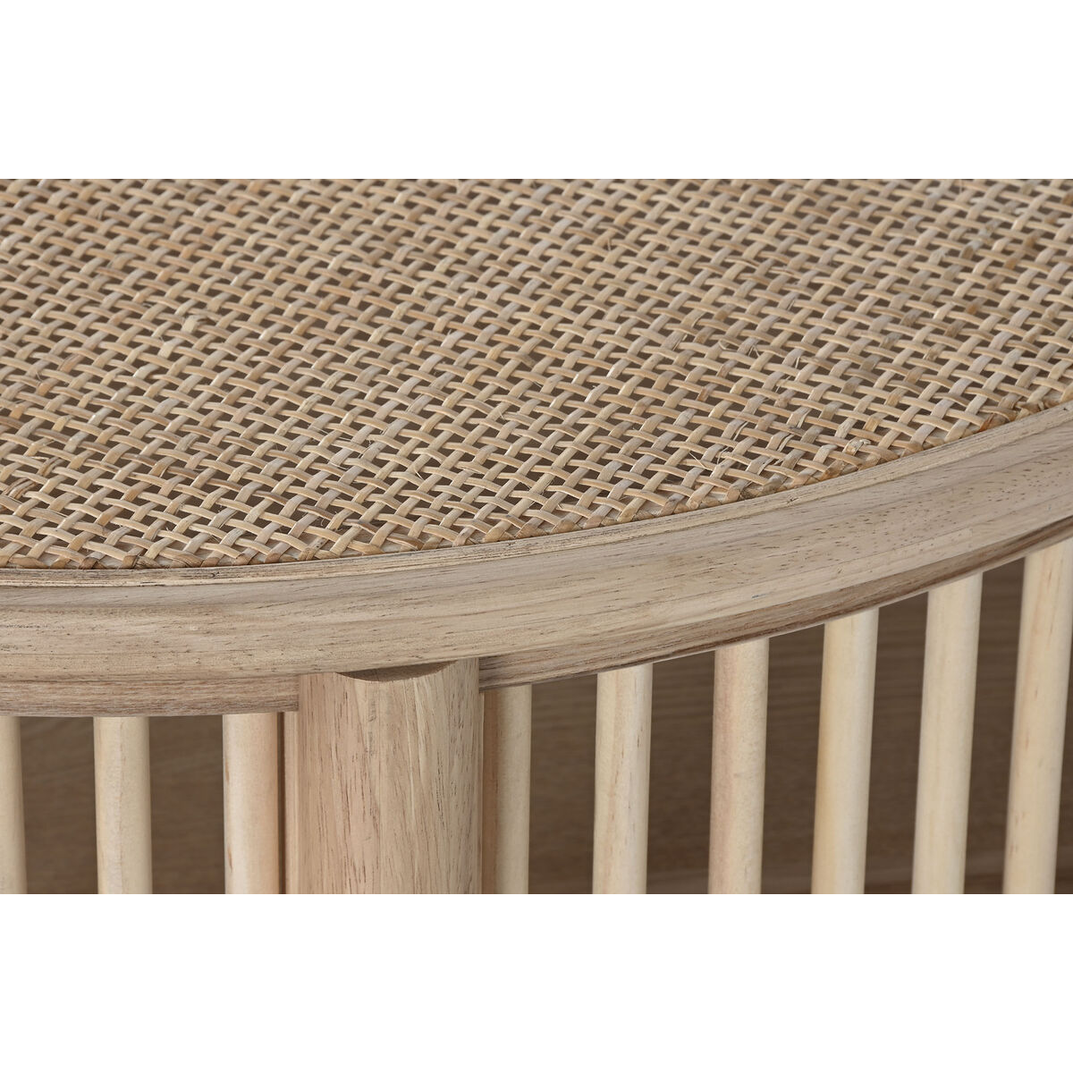 Soffbord Home ESPRIT Naturell Granträ 75 x 75 x 49 cm - 4