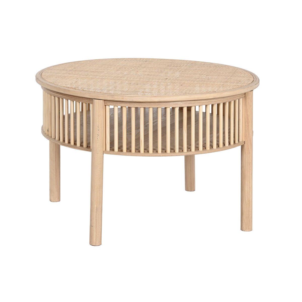 Soffbord Home ESPRIT Naturell Granträ 75 x 75 x 49 cm