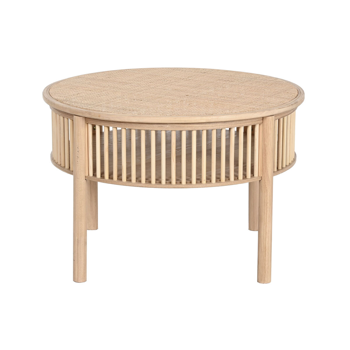 Soffbord Home ESPRIT Naturell Granträ 75 x 75 x 49 cm - 5