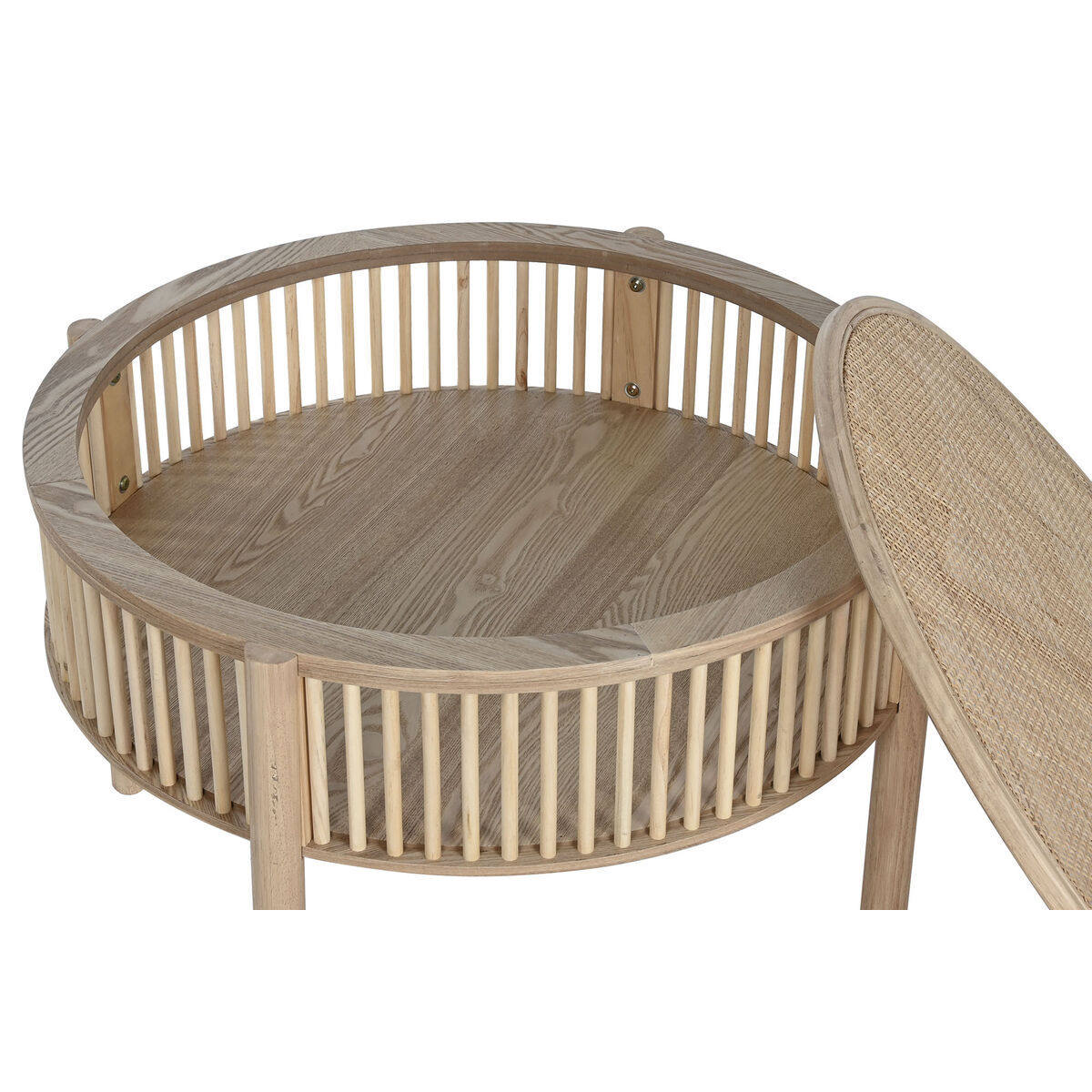 Soffbord Home ESPRIT Naturell Granträ 75 x 75 x 49 cm - 2