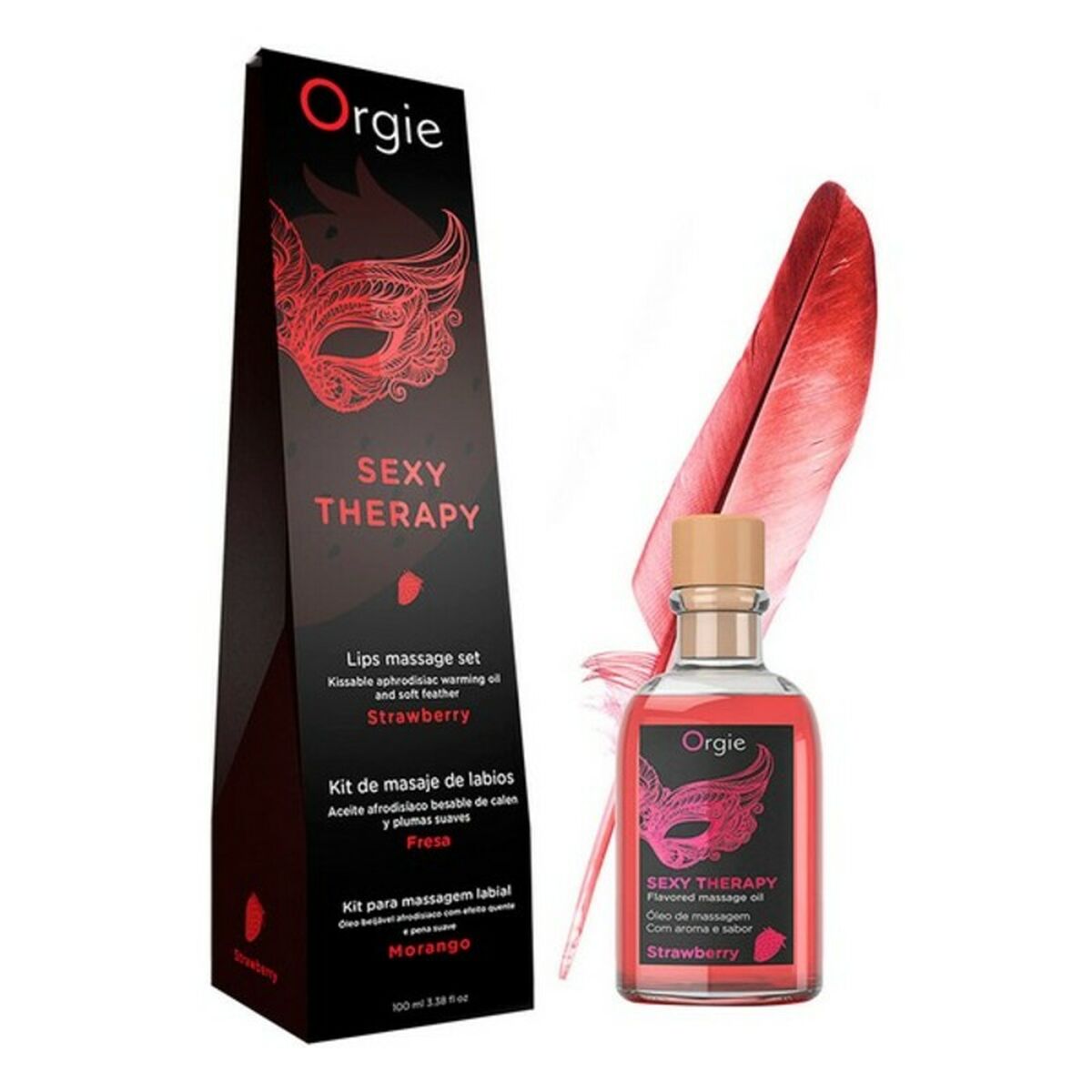 Lustask Large Pleasure Kit Orgie Jordgubbe 2 Delar