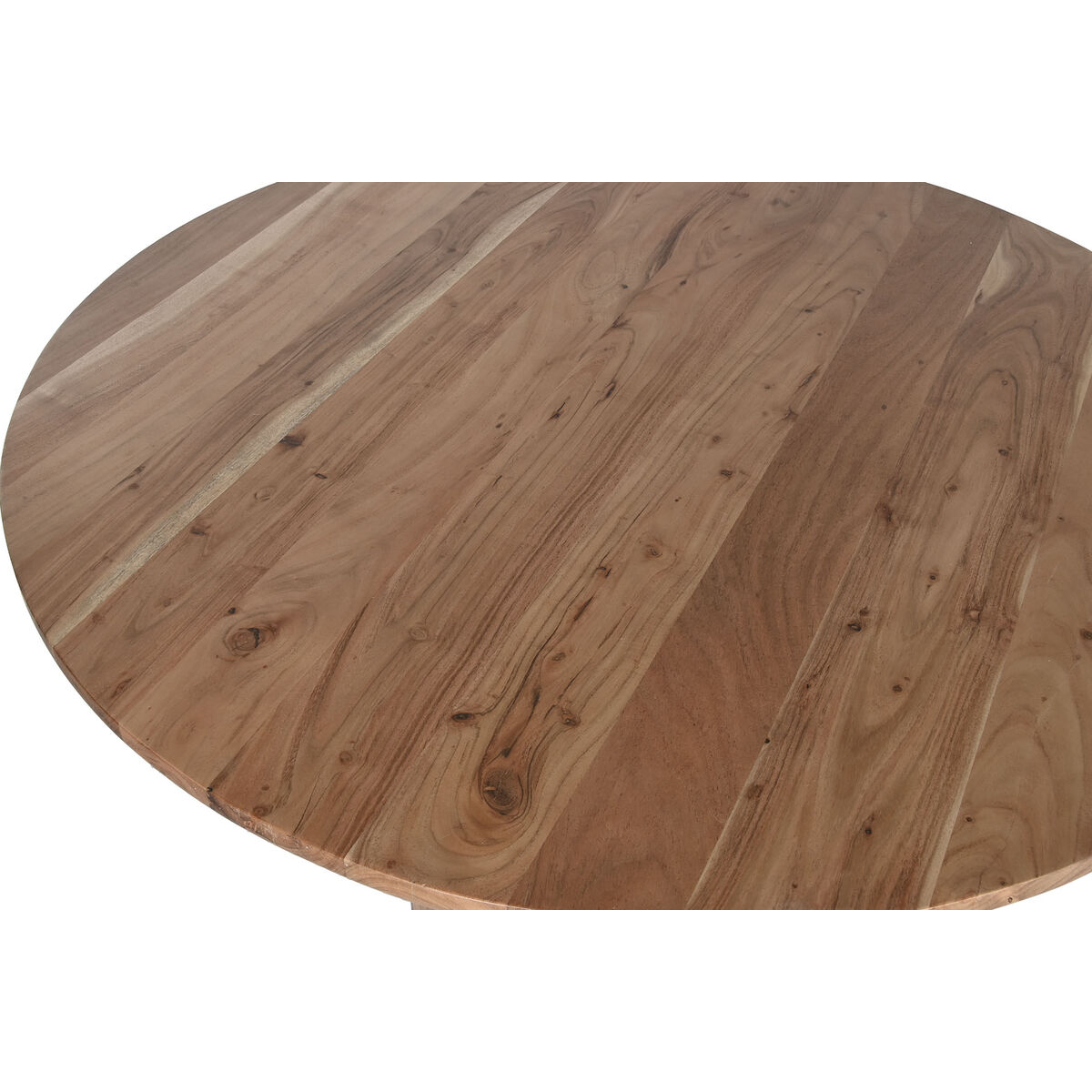 Matsalsbord Home ESPRIT Brun Naturell Akaciaträ 115 x 115 x 76 cm - 2