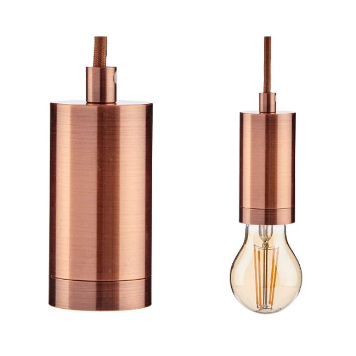 Taklampa Gift Decor Brons 60 W (6 antal) - 6