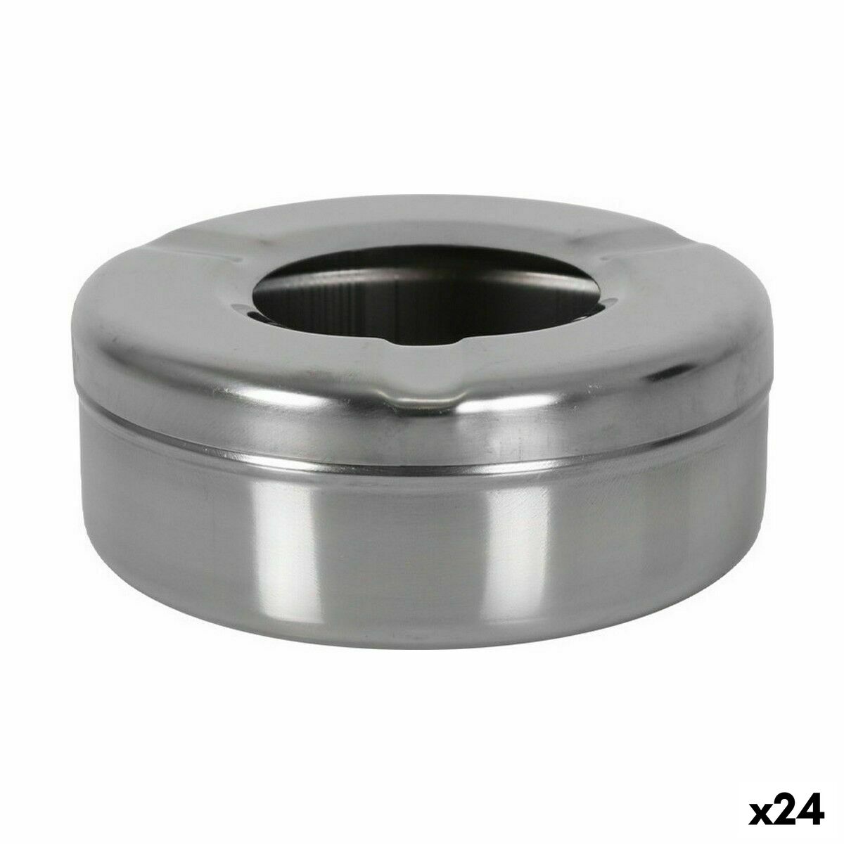 Askfat Confortime Stål 9,5 x 9,5 x 4 cm (24 antal)