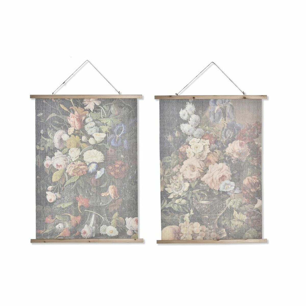 Kanvas DKD Home Decor Snöre Gran 75 x 2 x 100 cm - 3
