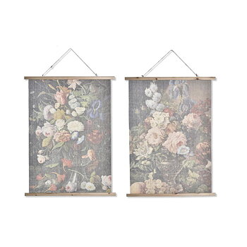 Kanvas DKD Home Decor Snöre Gran 75 x 2 x 100 cm