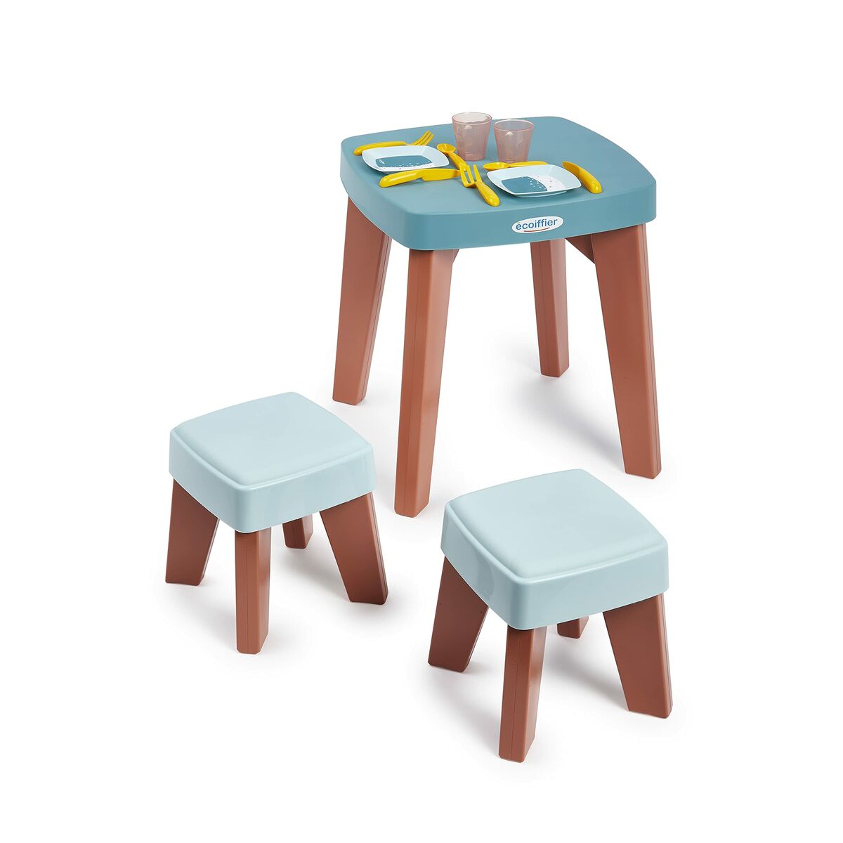 Bord med 2 stolar Ecoiffier Plast Multicolour (13 Delar) - 5