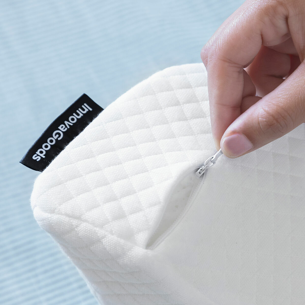 Viskoelastisk nackkudde för par Cozzy InnovaGoods - 15