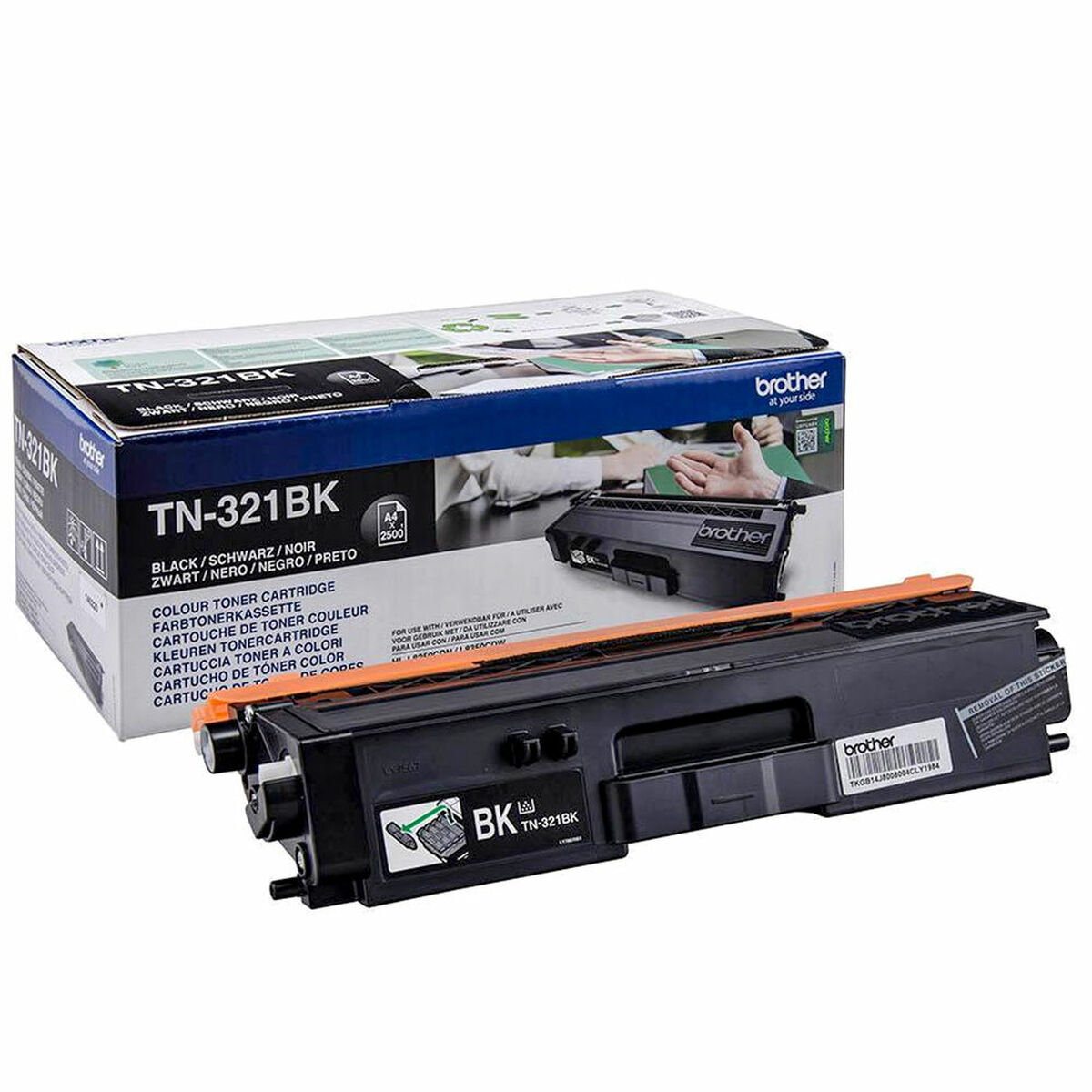 Original Toner Brother TN-321BK Svart - 3