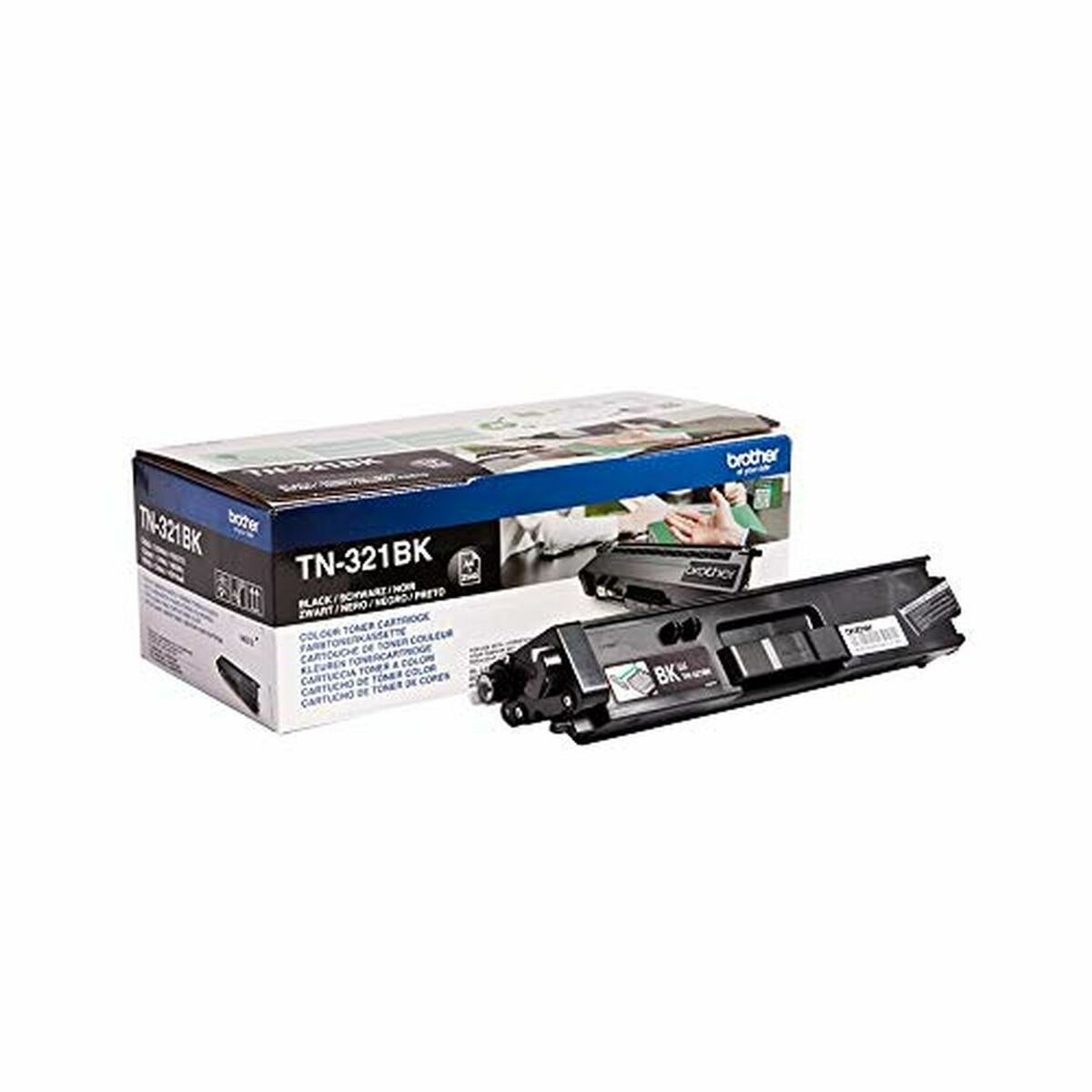 Original Toner Brother TN-321BK Svart - 2