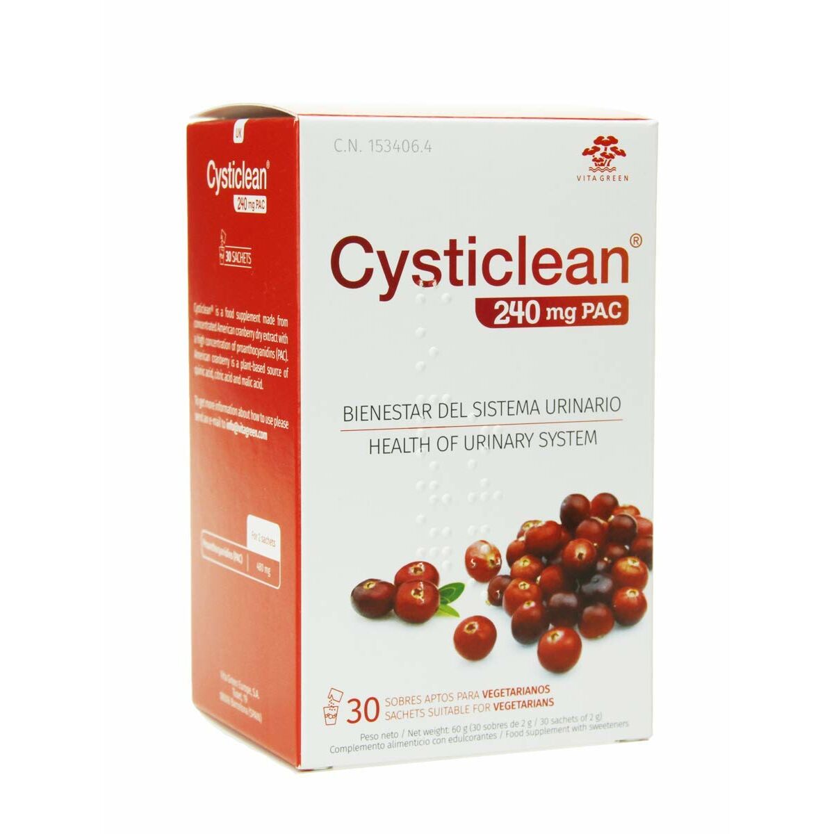 Kosttillskott CYSTICLEAN Classic 30 antal