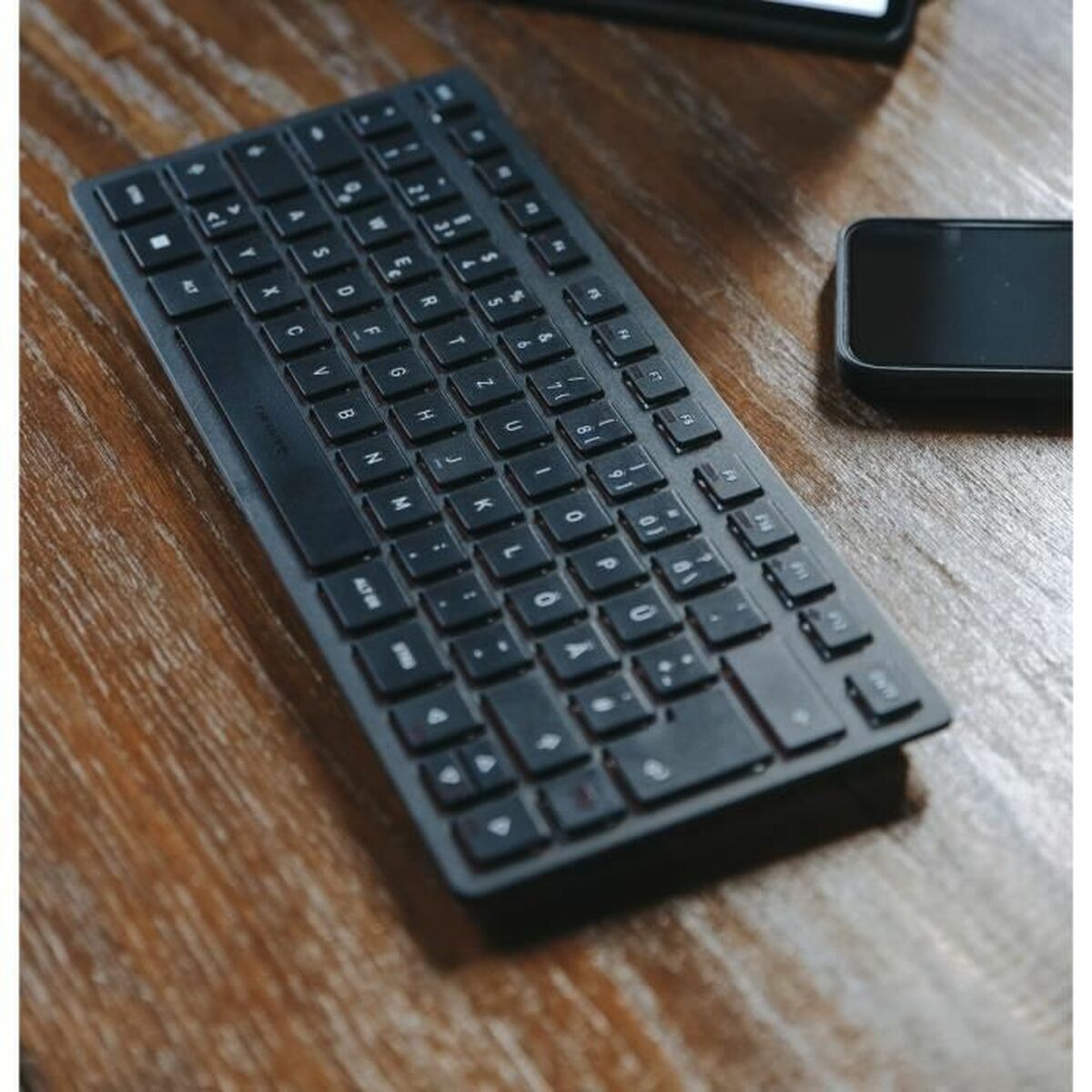 Tangentbord Cherry KW 9200 MINI Qwerty Spanska Svart - 2
