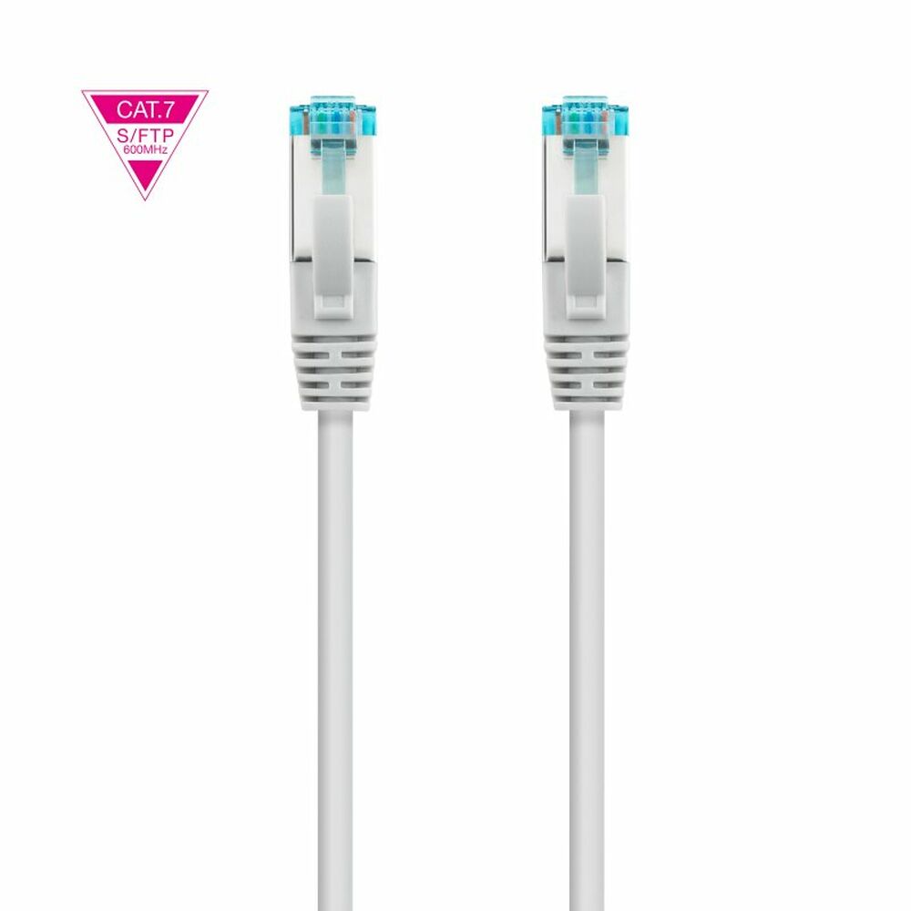 Nätkabel FTP Styv Kategori 7 NANOCABLE LSZH/SFTP 10 m Grå - 3