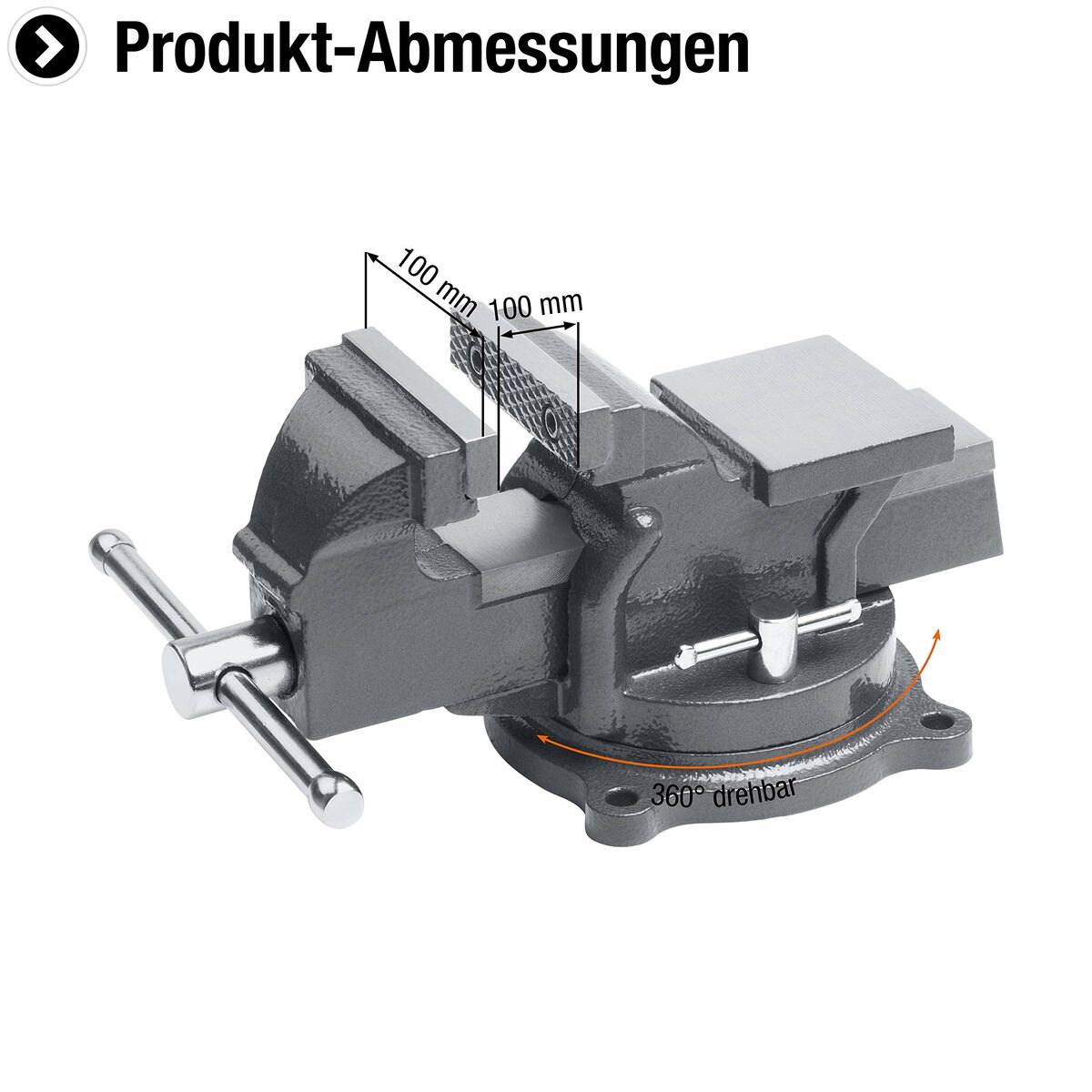 Skruvstycke för snickare Meister 100 mm - 2
