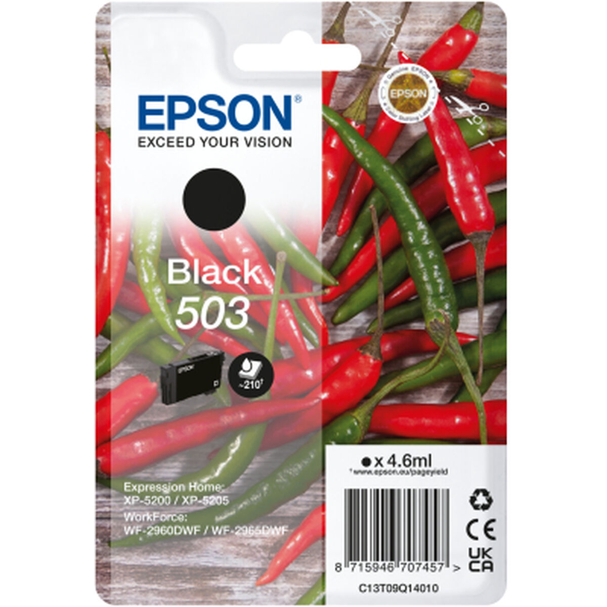 Original Bläckpatron Epson C13T09Q14020 Svart