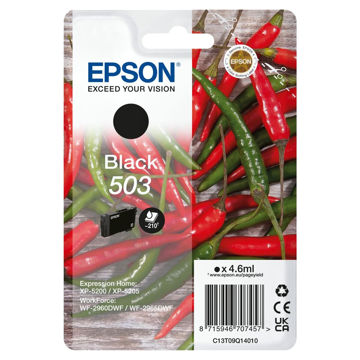Original Bläckpatron Epson C13T09Q14020 Svart - 2
