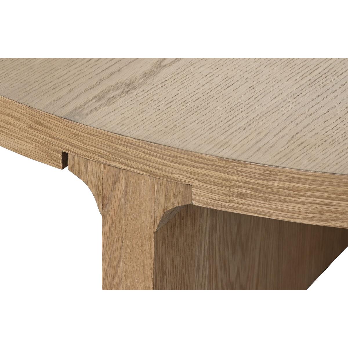 Soffbord Home ESPRIT Naturell tölgyfa 121 x 121 x 32 cm - 4
