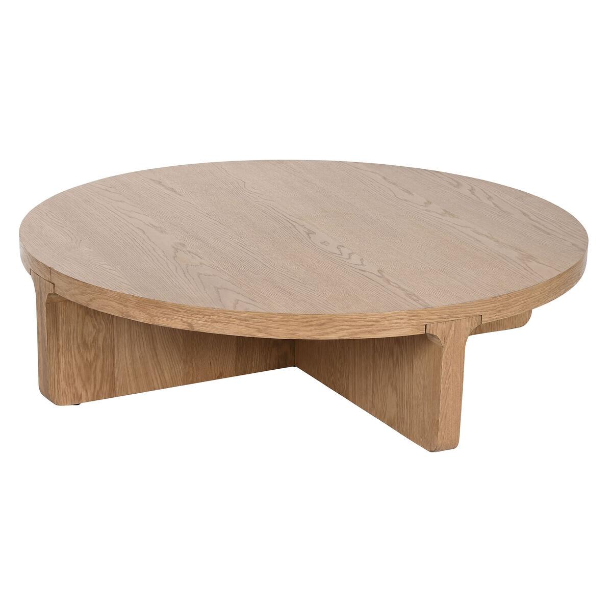 Soffbord Home ESPRIT Naturell tölgyfa 121 x 121 x 32 cm - 2