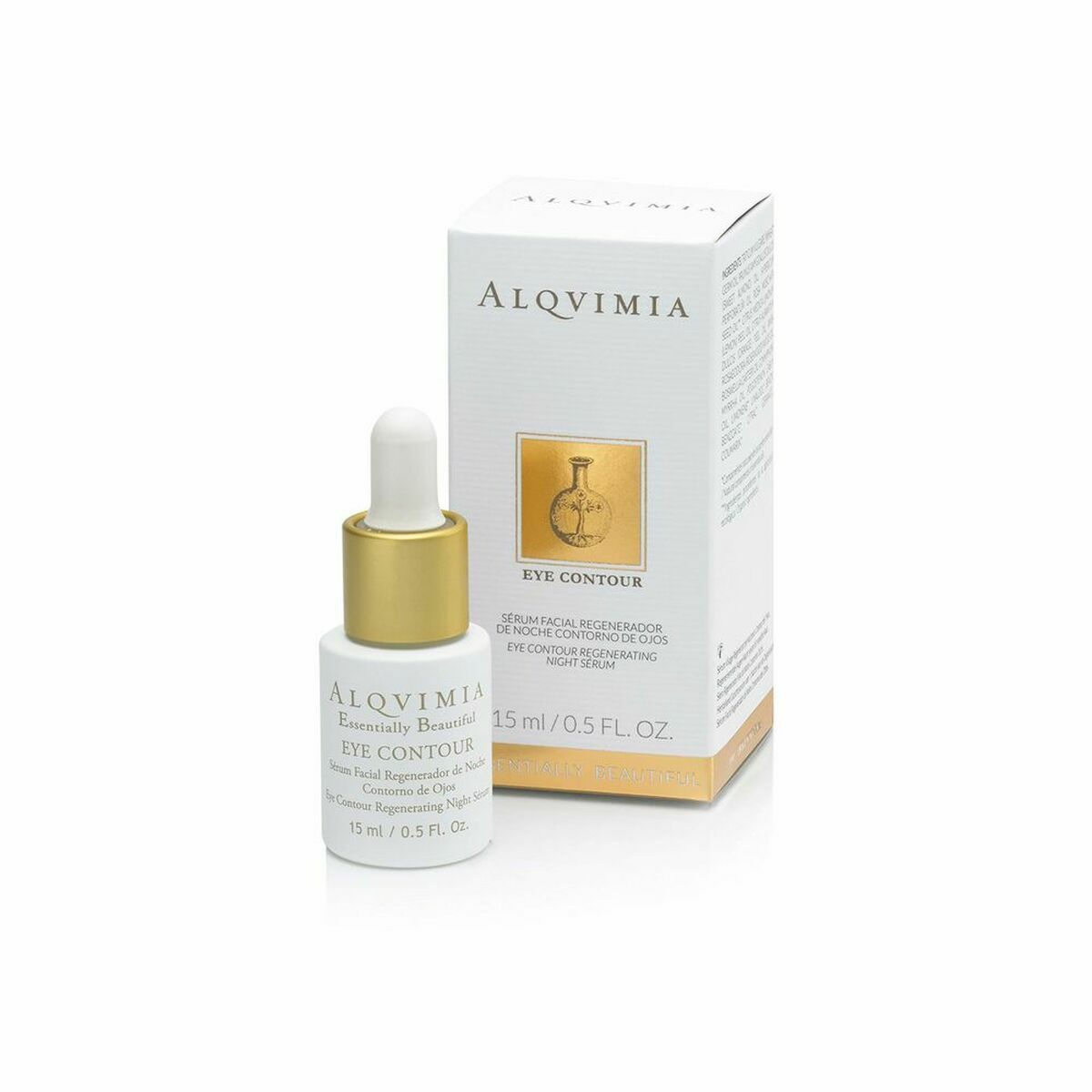 Uppstramande serum för ögonkonturer Alqvimia EREB10902 15 ml