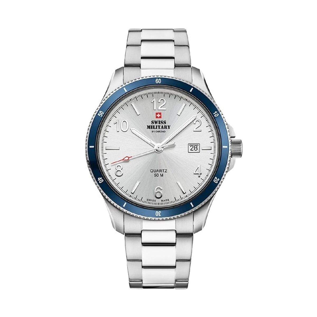 Herrklocka Swiss Military Chrono SM34096.02 Silvrig