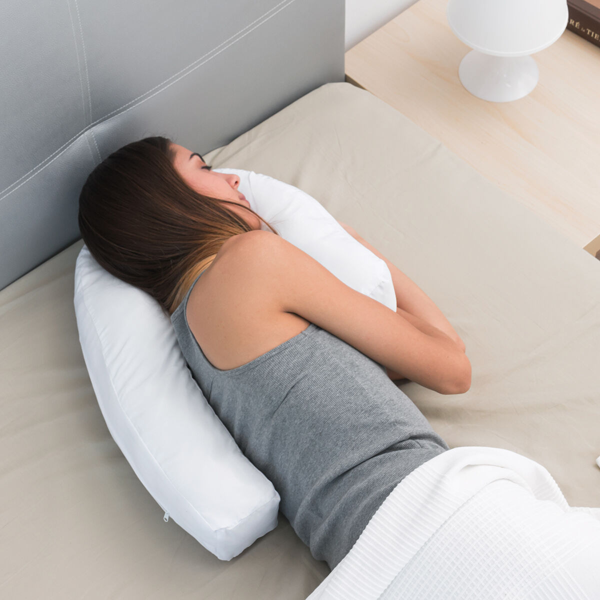Ergonomisk U-formad kudde Slupill InnovaGoods - 5