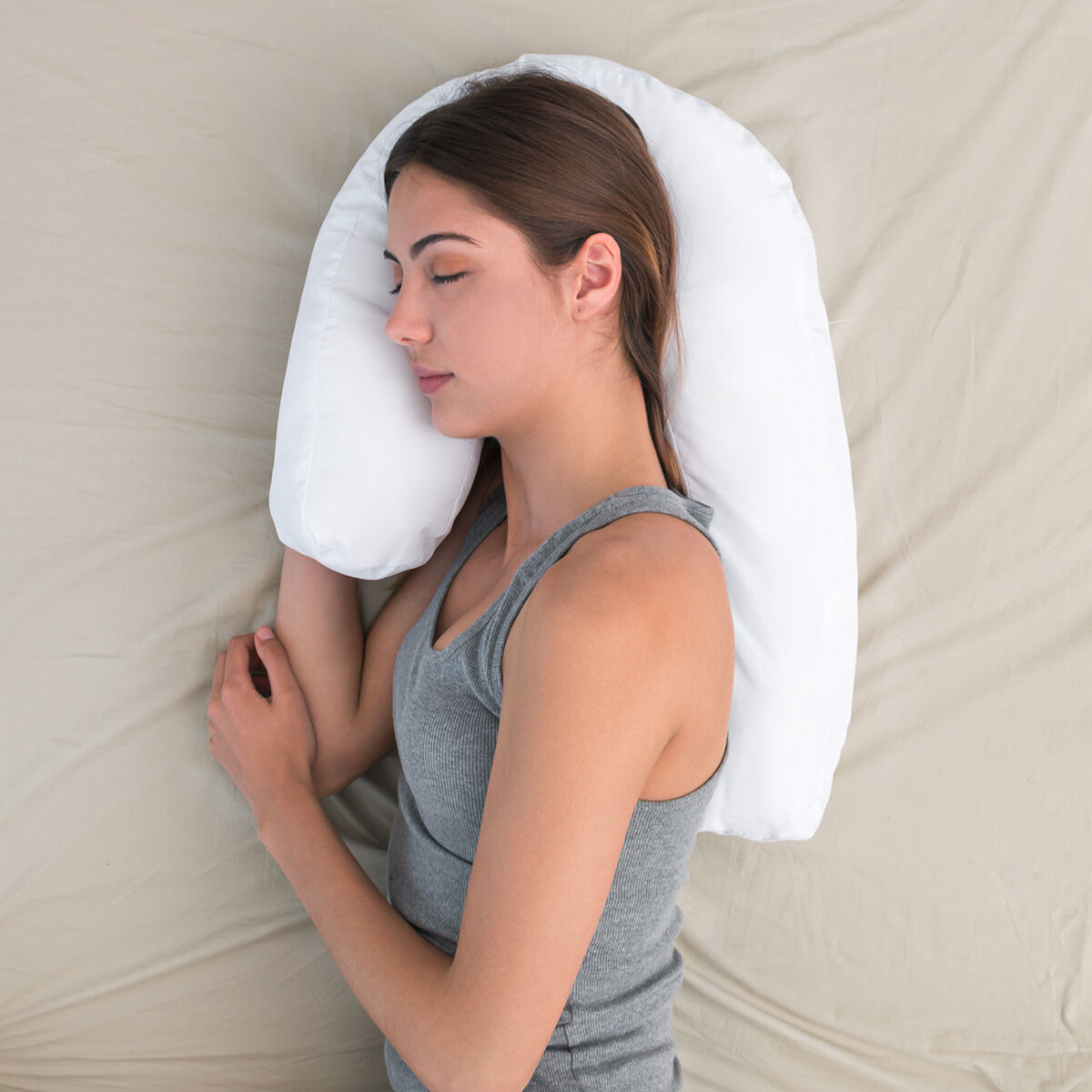 Ergonomisk U-formad kudde Slupill InnovaGoods - 2