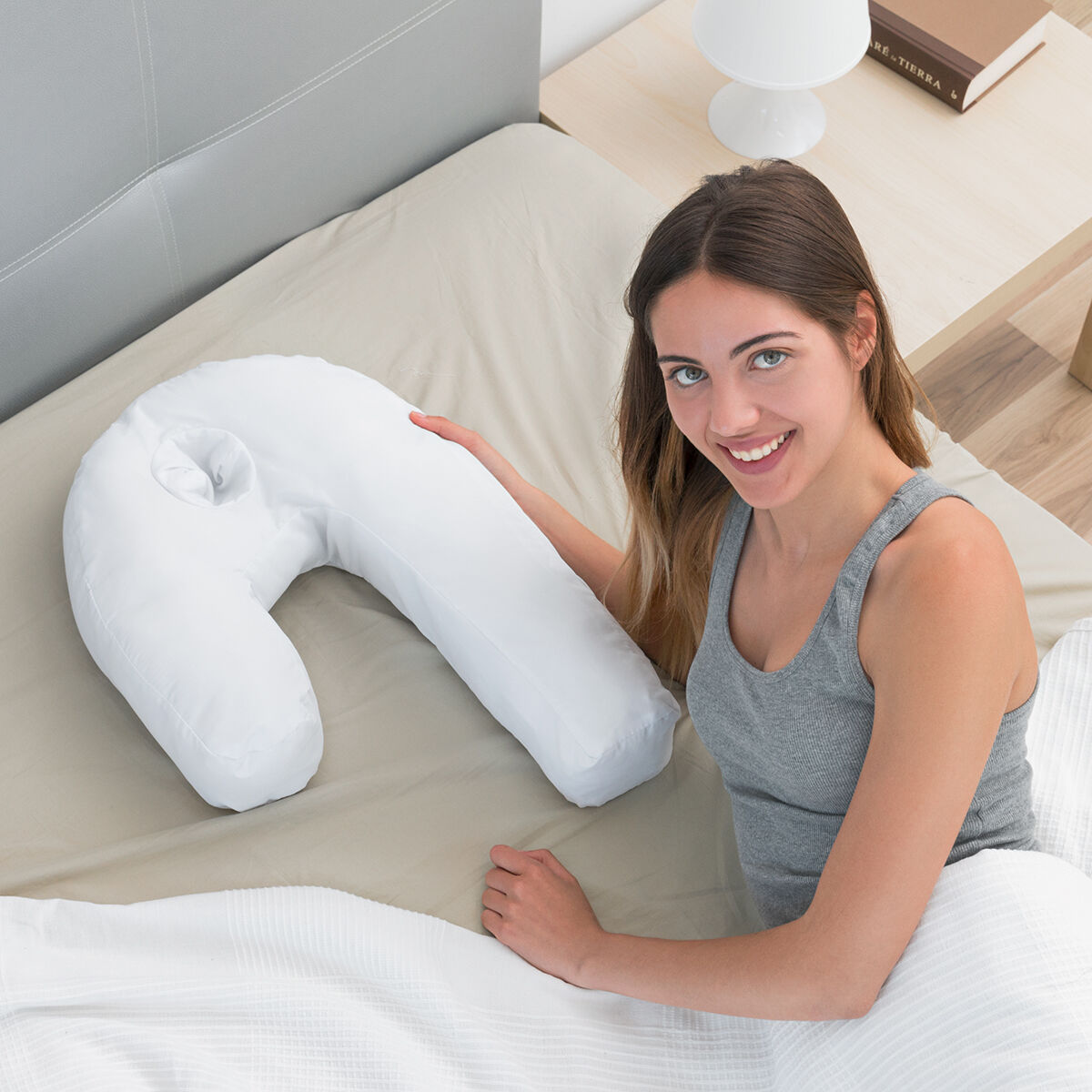 Ergonomisk U-formad kudde Slupill InnovaGoods - 9