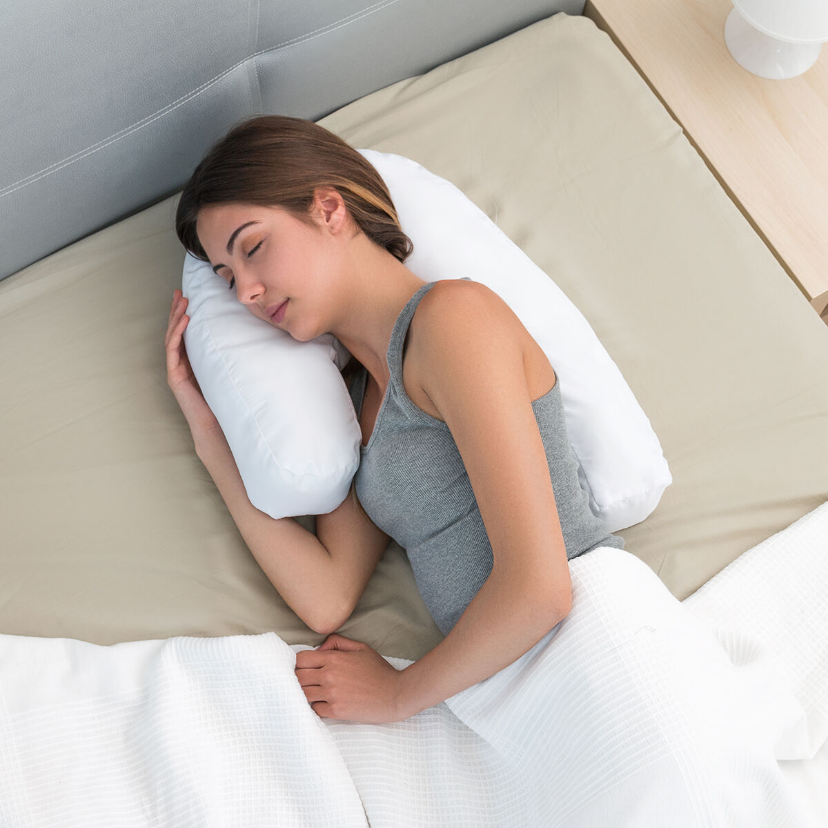 Ergonomisk U-formad kudde Slupill InnovaGoods - 4