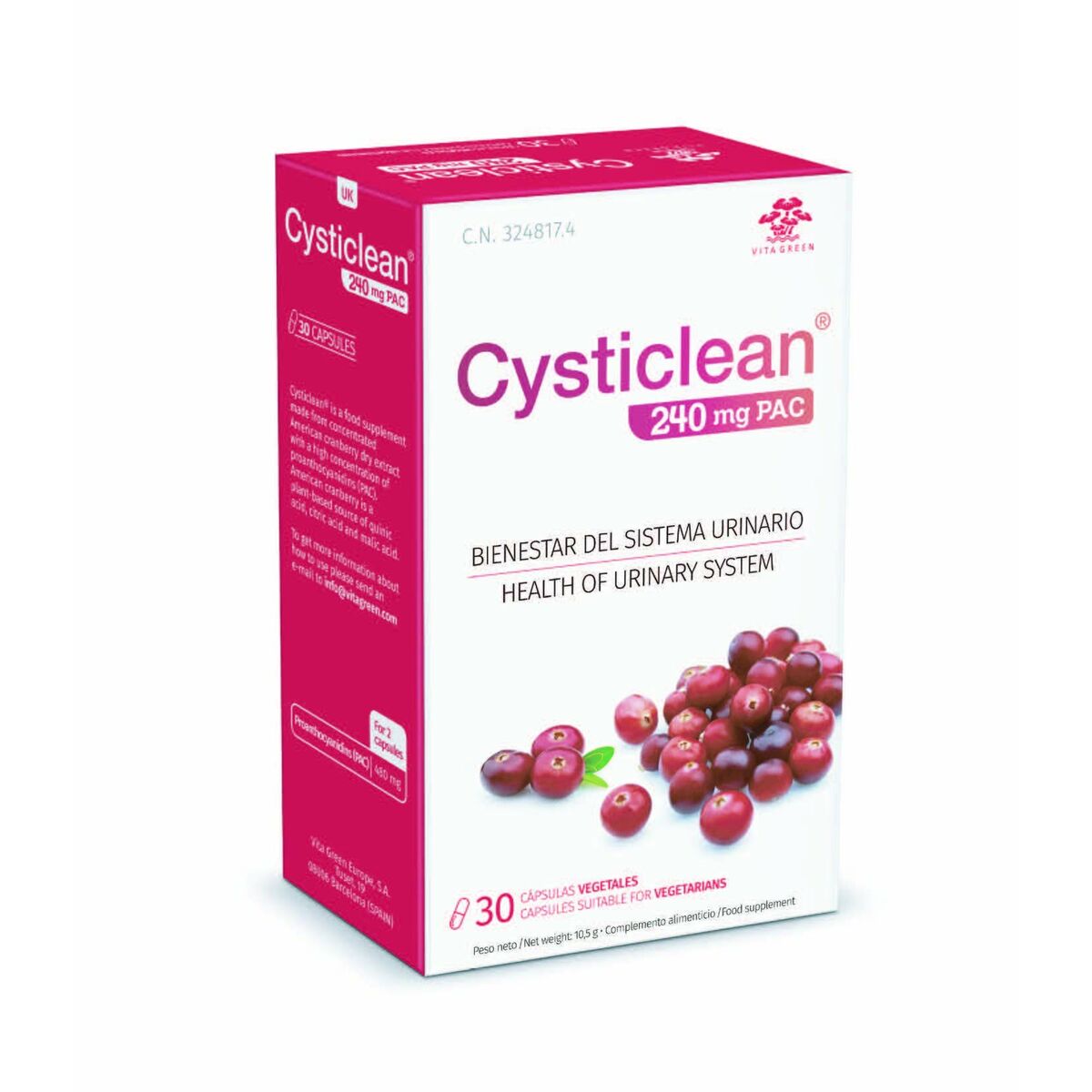 Kosttillskott CYSTICLEAN Classic 30 antal