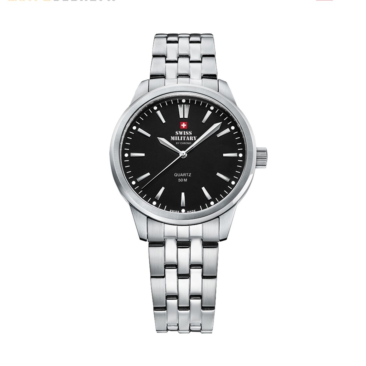 Herrklocka Swiss Military Chrono SMP36010.01 Silvrig
