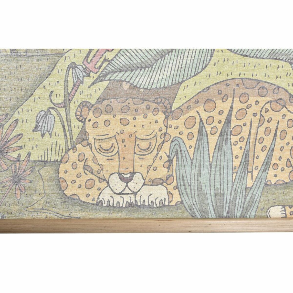 Kanvas DKD Home Decor Snöre Gran 100 x 2 x 75 cm - 4